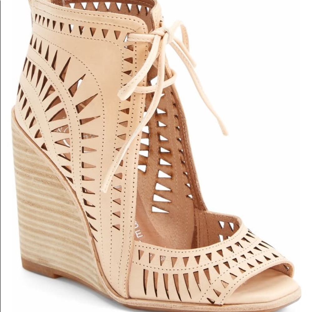 NEW Jeffrey Campbell Rodillo Hi Wedge Sandals